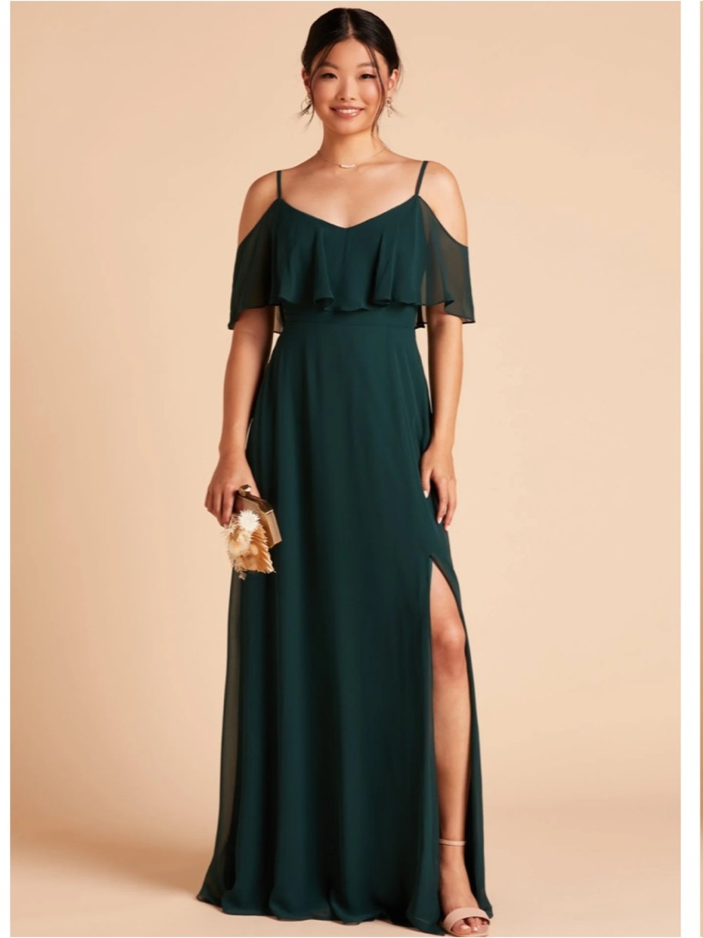 Birdy Grey Jane Formal Maxi Dress in Emerald